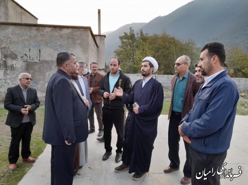 بازدید سرپرست فرمانداری رامیان از روستای باقرآباد