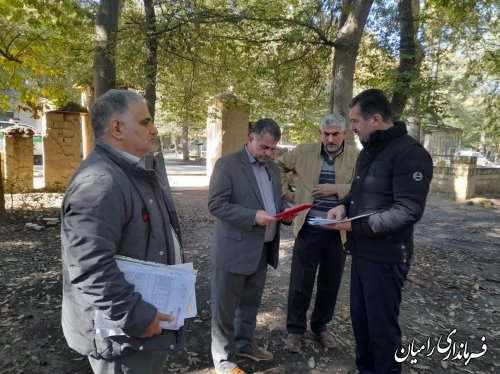 بازدید فرماندار رامیان از پارک جنگلی دلند