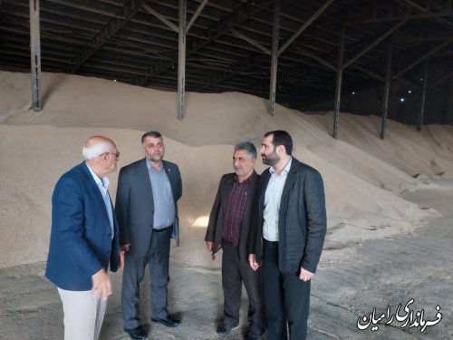 بازدید فرماندار رامیان از کارخانه های آرد شهرستان رامیان و علی آباد کتول