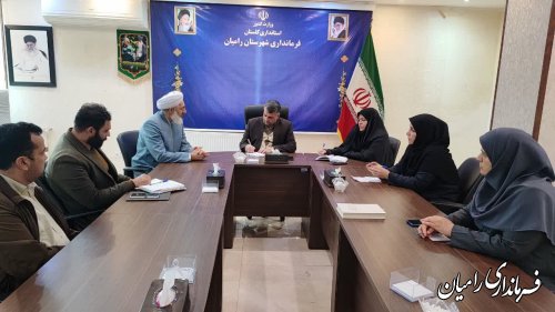 دیدار مدیر کل کتابخانه های استان با فرماندار رامیان