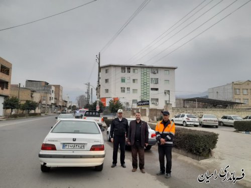 برگزاری رژه موتوری و خودرویی در شهرستان رامیان