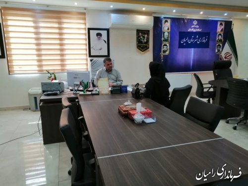ملاقات عمومی فرماندار رامیان برگزار شد 