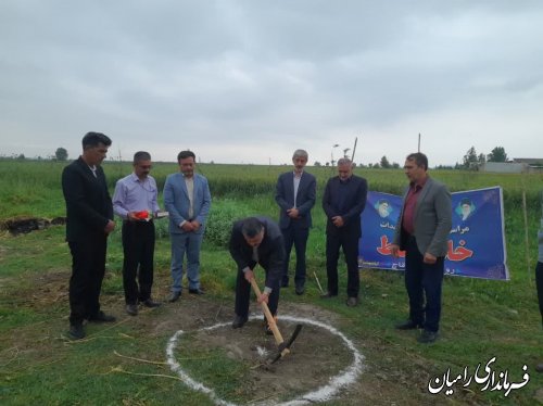 آغاز عملیات اجرایی ساخت خانه نشاط در روستای قره قاچ