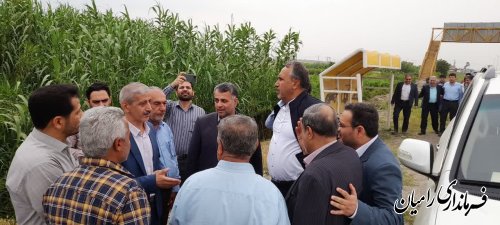 بازدید اعضای کمیسیون عمران مجلس و مدیران وزارت راه و شهرسازی از روستای گلند