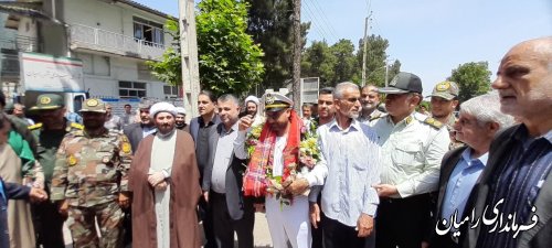 مراسم استقبال از دریابان محمد بای برگزار شد