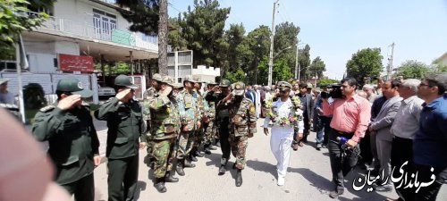 مراسم استقبال از دریابان محمد بای برگزار شد