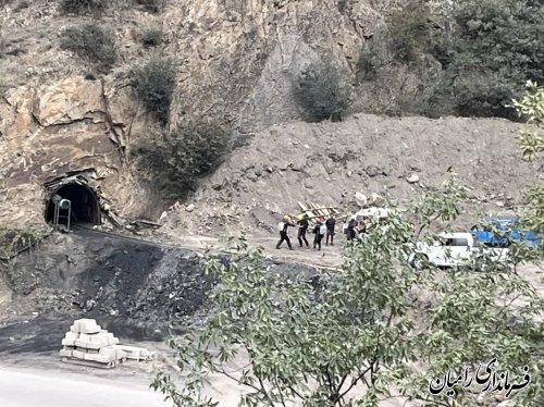 بازدید از معادن زغالسنگ روستای رضی مدیران استانی و شهرستانی