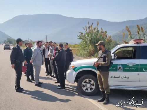 اجرای طرح مقابله با قاچاق کالا، قرارگاه «شهید مزروعی» در شهرستان رامیان 