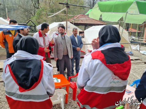 کمپ نوروزی شهید اشجاری در پارک جنگلی شیرآباد افتتاح شد 