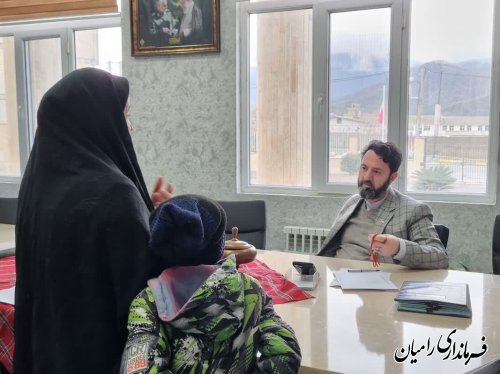 اولین ملاقات مردمی فرماندار شهرستان رامیان در سال 1403 رقم خورد