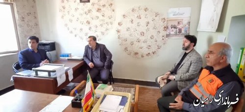 حضور میدانی مسئولین به منظور بررسی نظام مسائل و مشکلات روستاهای شهرستان رامیان