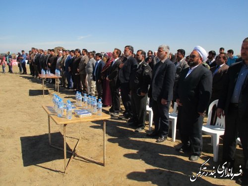 برگزاری جشنواره بومی محلی در محل شنای بندرترکمن