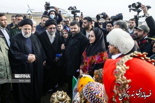 بازدید رئیس جمهور از جزیره آشوراده