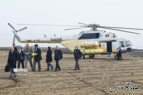 بازدید رئیس جمهور از جزیره آشوراده