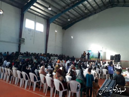 برگزاری جشن رنگین کمان همدلی در روستای پنج پیکر بندرترکمن 