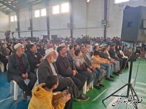 برگزاری جشن رنگین کمان همدلی در روستای پنج پیکر بندرترکمن 