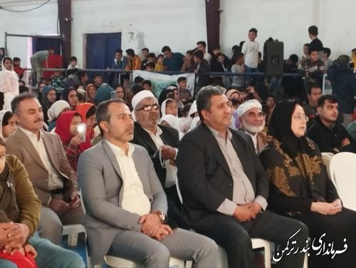 برگزاری جشن رنگین کمان همدلی در روستای پنج پیکر بندرترکمن 