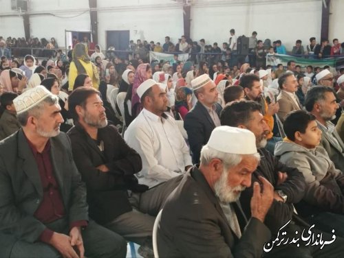 برگزاری جشن رنگین کمان همدلی در روستای پنج پیکر بندرترکمن 