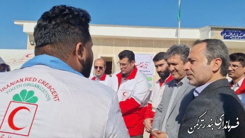 طرح ملی نذر خدمت در روستای هاشمنلی بندرترکمن اجرا شد