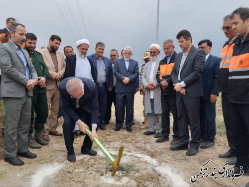 آغاز عملیات اجرایی دوربرگردان ایمن در تقاطع اورکت حاجی محور بندرترکمن به آق قلا