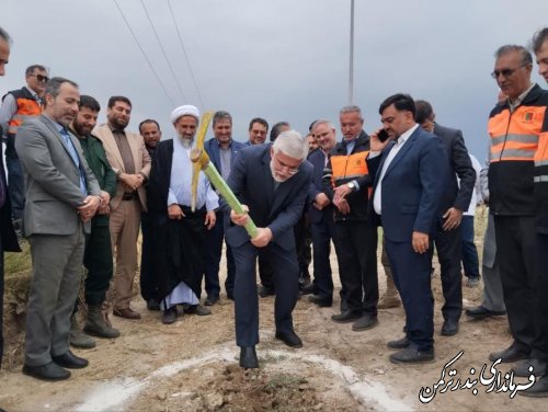 آغاز عملیات اجرایی دوربرگردان ایمن در تقاطع اورکت حاجی محور بندرترکمن به آق قلا