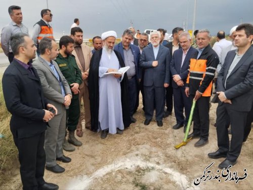 آغاز عملیات اجرایی دوربرگردان ایمن در تقاطع اورکت حاجی محور بندرترکمن به آق قلا