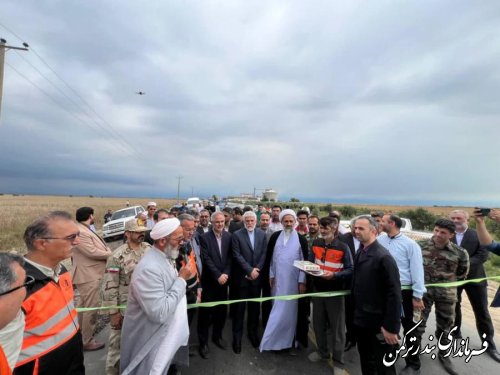 بهره‌برداری از طرح روکش آسفالت محور روستای اورکت حاجی بندرترکمن