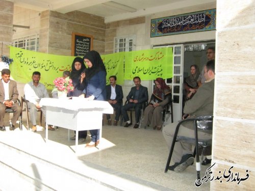 زنگ اغاز سرشماری کشاورزی در شهرستان ترکمن بدست فرماندار شهرستان نواخته شد