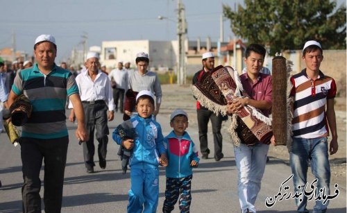 گزارش تصویری از نماز پرشکوه عیدسعید قربان در بندرترکمن