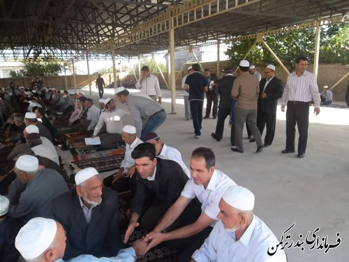 گزارش تصویری: نماز عید سعید قربان در روستای پنج پیکر