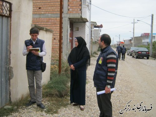 بازدید فرماندار شهرستان ترکمن از اجرای سرشماری عمومی کشاورزی شهرستان