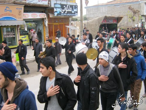 مراسم عزاداری ۲۸ صفر در بندرترکمن برگزار شد