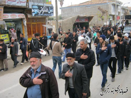 مراسم عزاداری ۲۸ صفر در بندرترکمن برگزار شد