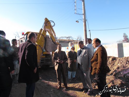 بازدید بخشدار سیجوال از مرحله اجرایی طرح هادی روستای سیجوال