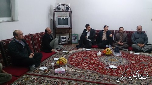 حضور دکتر نظری مهر در روستای نیازآباد شهرستان ترکمن