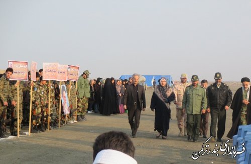 برگزاری رزمایش فجر انقلاب اسلامی در بندرترکمن با حضور فرماندار