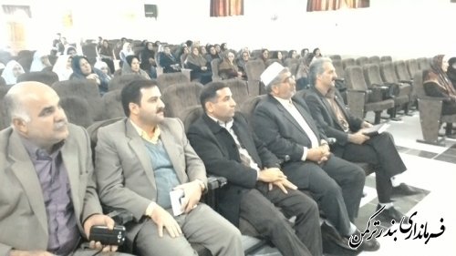 مراسم طرح "در خانه نمانیم" با حضور فرماندار ترکمن برگزار شد