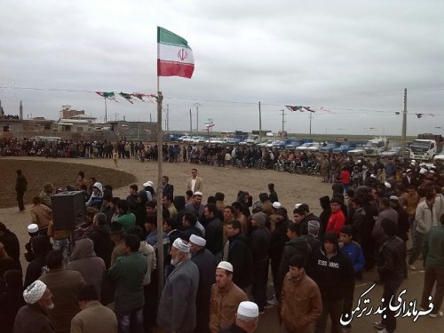 جشنواره بازی های بومی و محلی در روستای چپاقلی بندرترکمن برگزار شد