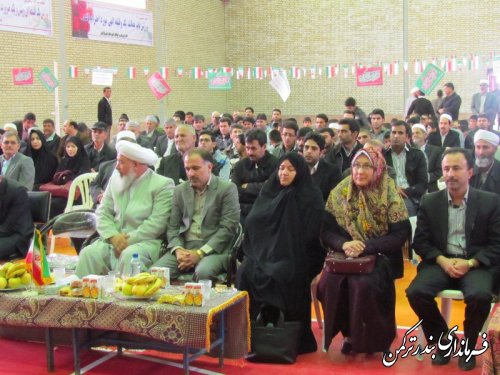 سالن ورزشی روستای قره قاشلی با حضور مدیر کل ورزش و جوانان استان افتتاح شد