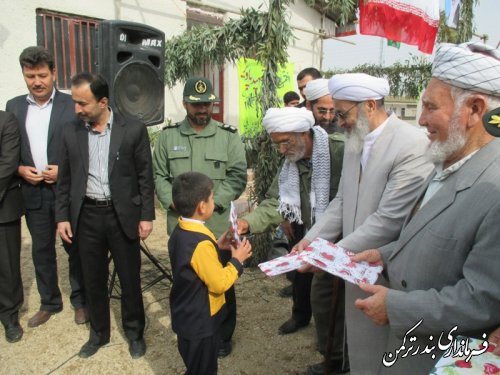 افتتاح پایگاه بسیج روستای نیازآباد بندرترکمن با حضور فرماندار