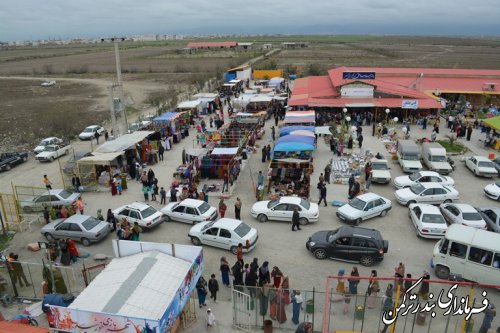 گزارش تصویری از حضور گسترده مسافران نوروزی در بندرترکمن