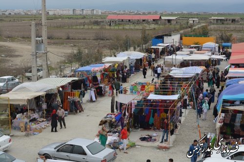 گزارش تصویری از حضور گسترده مسافران نوروزی در بندرترکمن