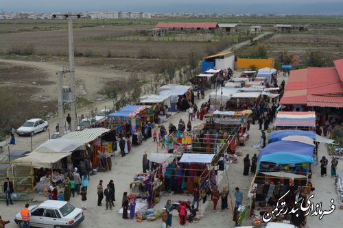 گزارش تصویری از حضور گسترده مسافران نوروزی در بندرترکمن