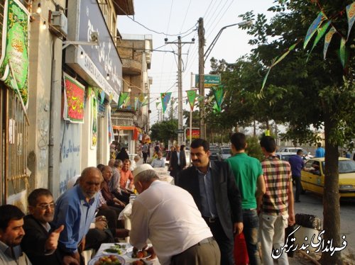 حضور فرماندار شهرستان ترکمن در جشن نیمه شعبان