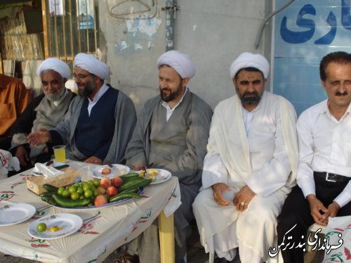 حضور فرماندار شهرستان ترکمن در جشن نیمه شعبان