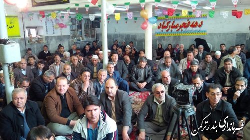 حضور فرماندار در مراسم جشن انقلاب مسجد صاحب الزمان