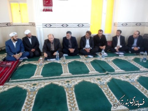 بازدید فرماندار شهرستان ترکمن از روستای نیازآباد