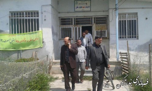 بازدید فرماندار از خانه بهداشت روستای قره قاشلی