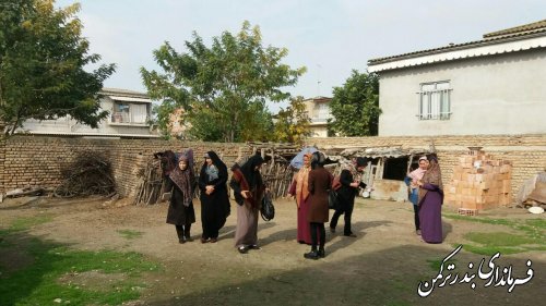 بازدید مدیر کل امور بانوان و خانواده از طرح های مشاغل خانگی شهرستان 