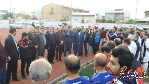 افتتاح نمازخانه استادیوم قاندومی شهرستان ترکمن